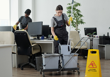 Janitor Cleaning