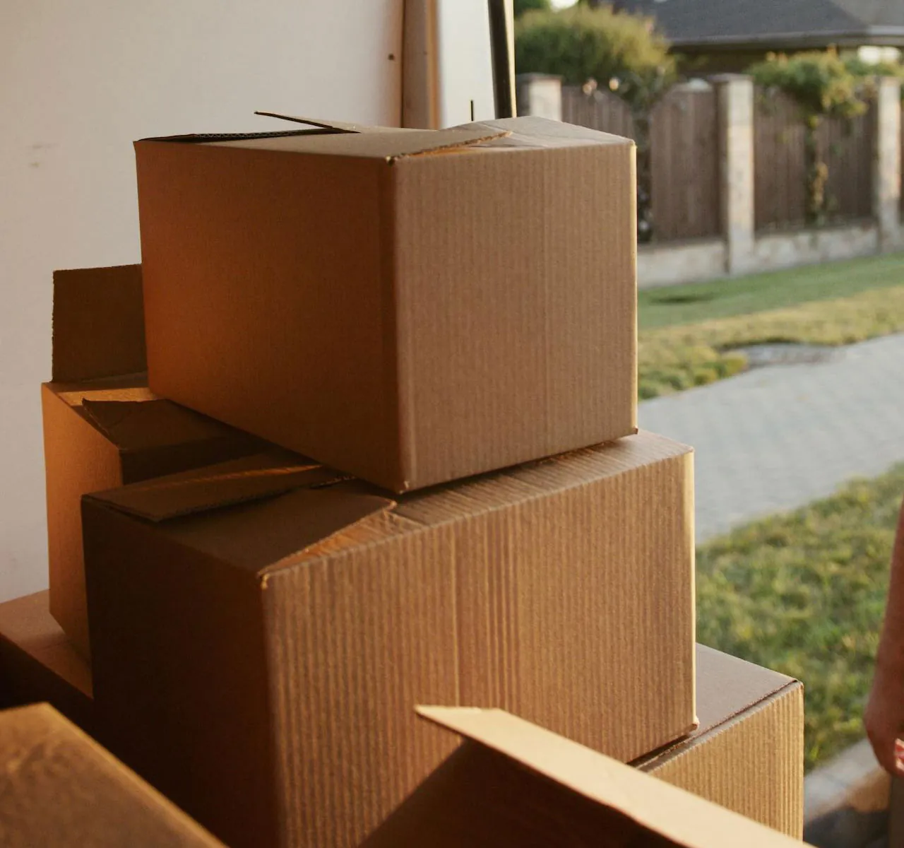 Moving boxes in a truck